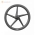 Ruedas de Carbono 5 Palos 20 Pulgadas 406 | Perfil Aerodinámico Pentaspoke Bici Plegable